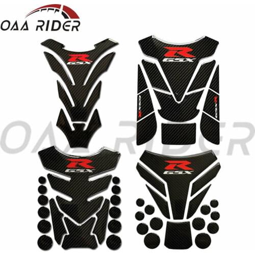 For Suzuki GSXR 600 GSXR750 GSXR1000 K1 K3 K4 K5 K6 K7 K8 K9 Motorcycle 3D carbon fiber fuel tank fish bone decorative sticker