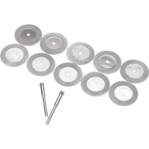 10pcs 16mm Diamond Cutting Discs Cut Off Blade Drill Bit for Dremel Rotary Tool Abrasive Disc dremel accessories disco de corte