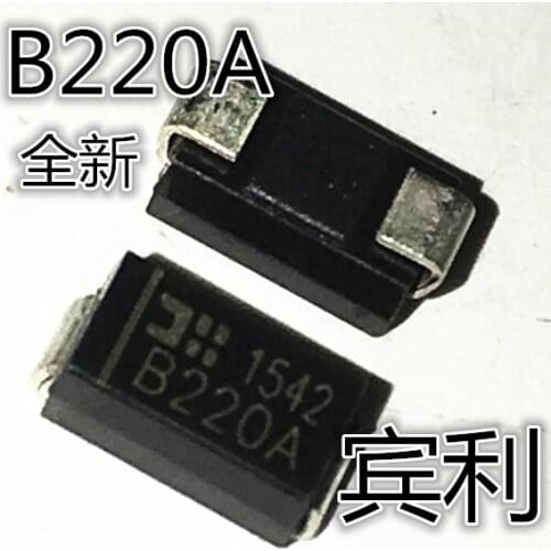 B220A-13-F 2A20V low dropout Schottky diode DO214AC B230A-13-F SMD SMA 2A/30V Schottky diode package DO-214AC