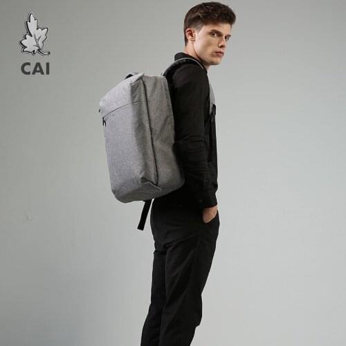 CAI Business Men 15" Laptop Travel bag 2020 new Waterproof Rucksack Backpack Minimalism High Capacity Quality bookbags backpack