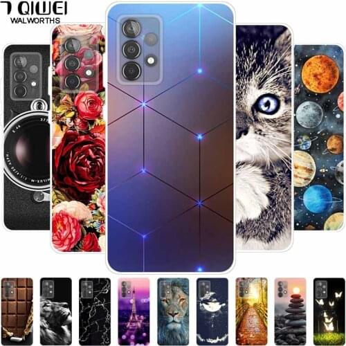 For Samsung A52 5G Case Phone Cover Silicone Soft TPU Back Cases For Samsung Galaxy A72 5G Case Bumper A 52 5G 2021 Fundas Coque