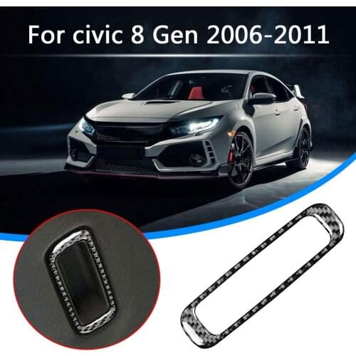 Civic 2006-2011 Mgo3 Honda Carbon Fiber Sunroof Switch Frame Trim Sticker Carbon Fiber Material