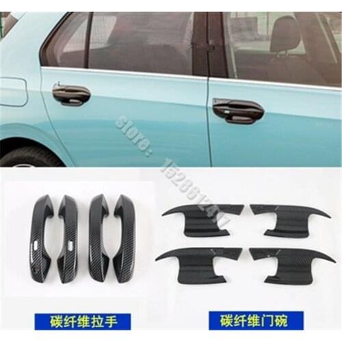 For Volkswagen Golf 8 2021 Car styling ABS Chrome Door Handle Bowl Door handle Protective covering Cover Trim