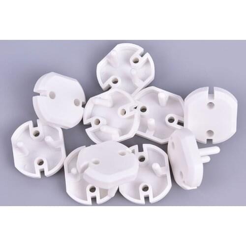 10pcs/Lot EU Power Socket Electrical Outlet Baby Kids Child Safety Guard Protection Anti Electric Shock Plugs Protector Cover