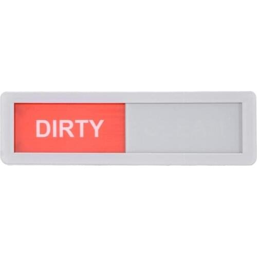 Dishwasher Magnet Clean Dirty Sign Strong Magnet Indicator Tells Whether Dishes Are Clean or Dirty (Gray)