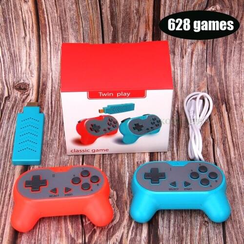 Mini Retro TV Game VideoGame Console Built In 628 Classic Games HDMI-compatible USB Stick Dual Wireless Handheld Gamepad