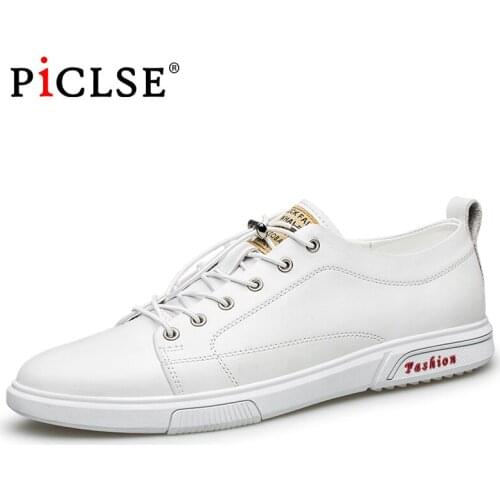 Plus Size Genuine Leather Men Casual Shoes Fashion Leather Shoes Men Flats Comfortable Driving shoe Moccasins Men Shoes Sneakers