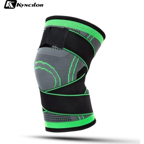 Volleyball Running Knee Support Elastic Compression Kneepad Patella Protect Knee Pads Kneepad Sports Basketball Guard Strap