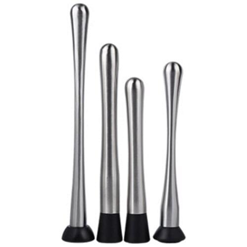 Stainless Steel Cocktail Muddler Bar Mixer Barware Mojito Cocktail DIY Drink Fruit Muddler Crushed Ice Bar Tools