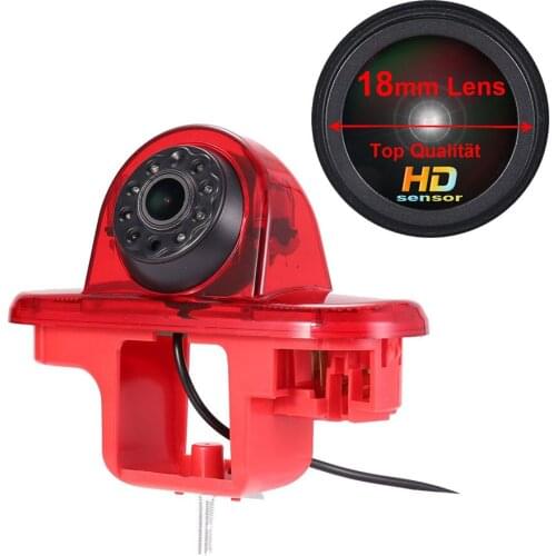 NEW 18mm lens CCD HD Car Rear View Camera Reverse Night Vision For Renault trafic fiat talento Nissan primastar van 2001-2014