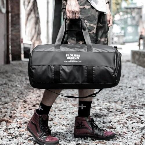 New Fashion Dry and Wet Separation Gym Bag Mens Sports Training Portable Sports Bag Casual Tide Shoulder Slung Travel Bag
