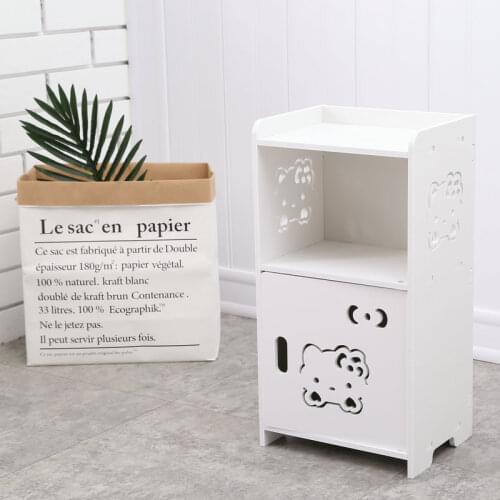 European-Style Simple Bedside Table Table Simple Modern Bedside Cabinet Storage Cabinet White Small Cabinet Dormitory Bedroom