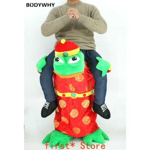 Advertising Fortune Frog Mascot Costume Cosplay Suits Adults Party Game Fancy Dress Outfit Carnival Halloween Easter Clothing