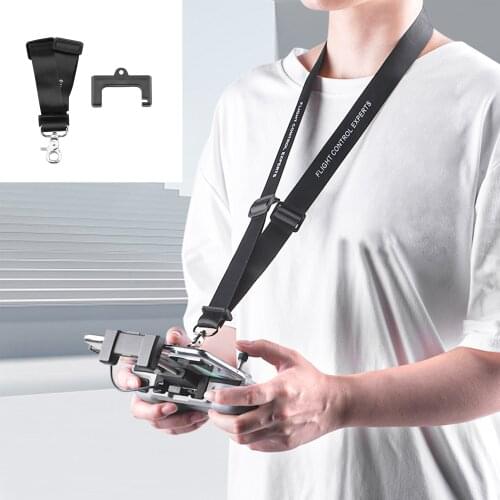 For DJI Mavic Air 2/2S/MINI 2 Remote Control Neck Lanyard Safety Strap Belt Sling Drones Hook Holder Fixed Clip Drone Accessory
