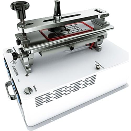 TBK-258UV Multifunction 5 in 1 LCD Screen Cover Separator Machine Frame Separating Glue Remover With UV Cring Lamp Phone repair