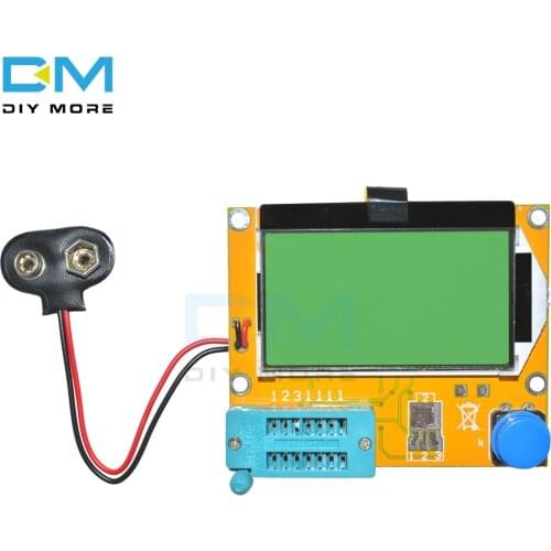 Mega328 M328 LCR-T4 Meter LCR led Transistor Tester Diode Triode Capacitance MOS PNP NPN 12864 Display Module