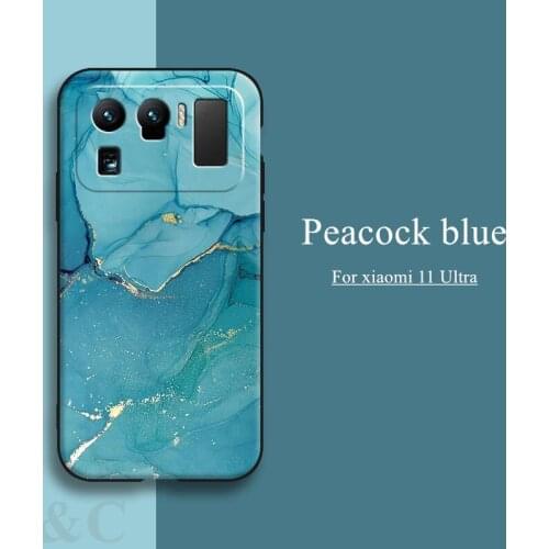 For xiaomi 11 ultra Case silicone luxury soft tpu Painted serise phone case for xiaomi 11 ultra cover case fundas coque