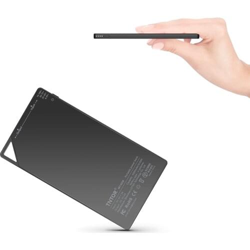 5000mAh Ultra Thin Power Bank Wallet Charger [only 6mm] Slim Battery Charger for Android & iPhone