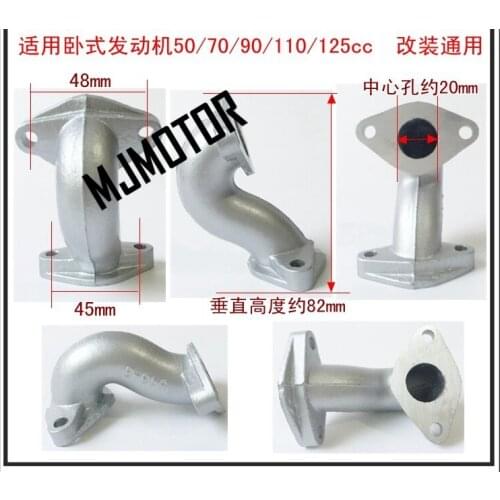 Carburetor Intake Manifold Engine For Cross engine JH70 110 Honda Motorcycle Chinese QJ Yamaha atv moped part