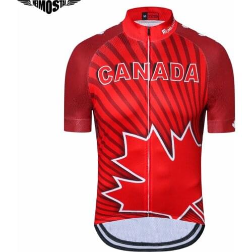WEIMOSTAR Canadian Cycling Jersey Men Maple Summer Outdoor Mtb Pro Team Tops Shirt Bicycle Jersey Clothing Ropa Ciclismo Jacket