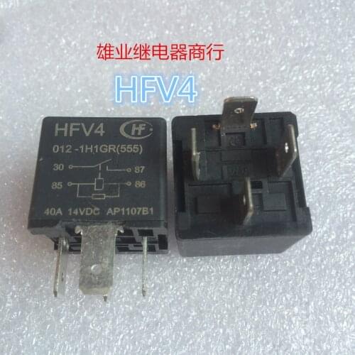 1pcs HFV4 012-1H1GR 555 Relay 4PIN
