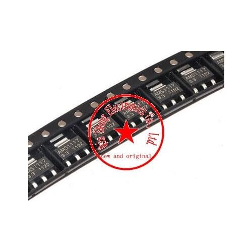 500PCS AMS1117-3.3 AMS1117 3.3V 1A Voltage Regulator LDO SOT-223