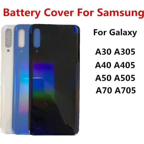 A 50 Housing For Samsung Galaxy A50 A505 6.4inch Battery Cover Repair Replace Back Door Phone Rear Case + Logo