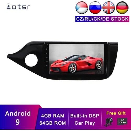 AOTSR Android 9 Head Unit For KIA CEED 2012-2016 Car Player GPS Navigation Stereo Tape Recorder Radio with CarPlay and DSP 4+64G