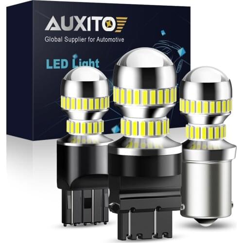 AUXITO 2x Canbus Led T20 W21/5W 7443 SRCK R5W Ba15S P21W 1156 Led Bulb Turn Light Reverse Singal Lamp DRL T25 3157 Car Led Light