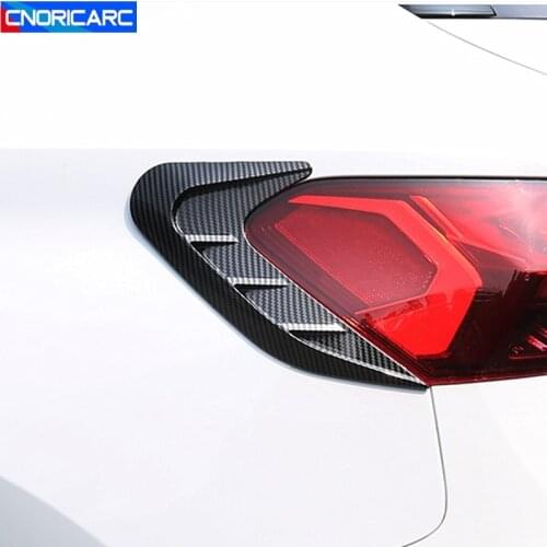 Car Styling Front Headlight Eyebrows Frame Decoration Cover Trim For Audi A3 2021 Rear Fog Lamp Stickers Exterior Accessories