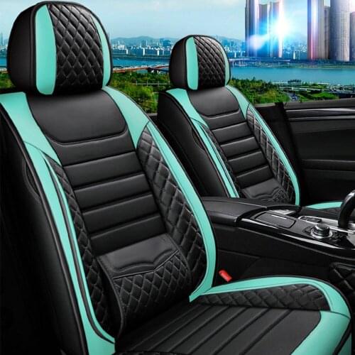 Car Seat Cover For AUDI S1 S3 S4 S5 8T S6 C6 SQ5 8R SQ7 RS3 RS4 RS6 RS7 TT TTS Universal Leather Car Seat Cushion Cover 5 Seats