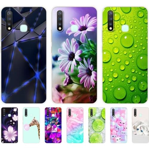 Cover For Vivo Y19 Y 19 VivoY19 Case For Vivo Y19 Case 6.53'' Soft TPU Silicon Phone Back Protective Bumper Shell Bag Coque
