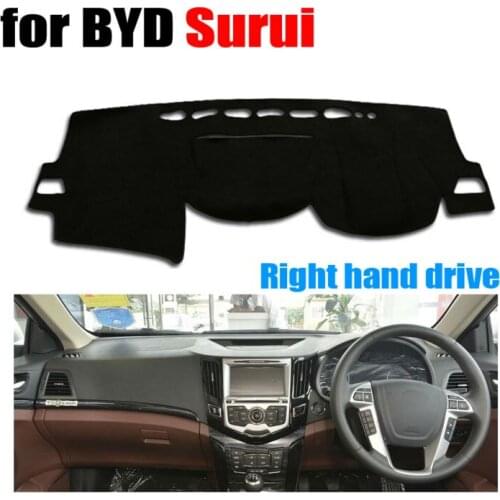 FUWAYDA Car dashboard covers mat for BYD Surui all the years Right hand drive dashmat pad dash cover auto dashboard accessories