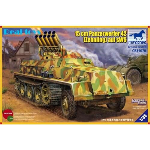 Bronco model CB35070 1/35 German sWS Panzerwerfer 42 Rocket self-propelled artillery vehicles model kit