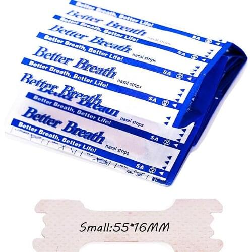 200pcs/Lot (55x16mm) Better Breathe Anti Snoring Patches Stop Snoring Nasal Strips Reduce Snore Breathe Right Easier Sleep Care