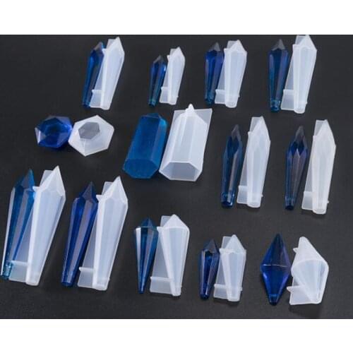 New Transparent Silicone Mould Dried Flower Resin Decorative Craft DIY Crystal pendulum Mold epoxy resin molds for jewelry decor