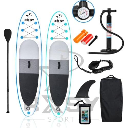 NEW SIZE 320*76*15cm inflatable surfboard Blue/Green 2021 stand up paddle board surfing RXSY water sport sup board dinghy raft