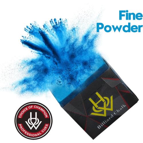 Original HOW Chalks Oily Dry Powder Pool Chalk 2 Pieces Per Box Blue Green Colors Snooker Chalk Cue Stick Billiard Accessories
