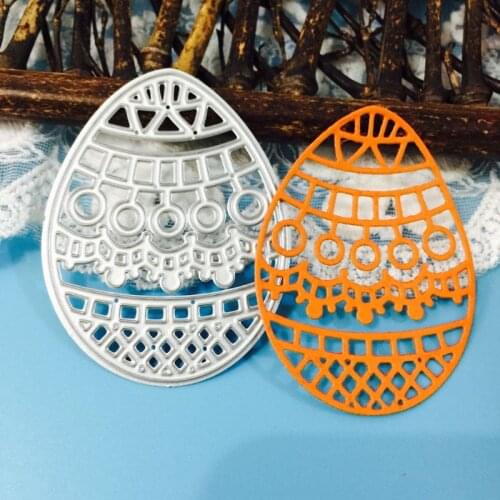 2019 Easter Egg Metal Cutting Dies Stencil DIY Scrapbooking Album Stamp Paper Card Embossing Crafts Decor
