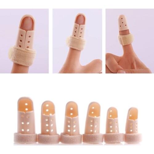 Plastic Mallet DIP Finger Support Brace Splint Joint Protection Injury Protector can CSV