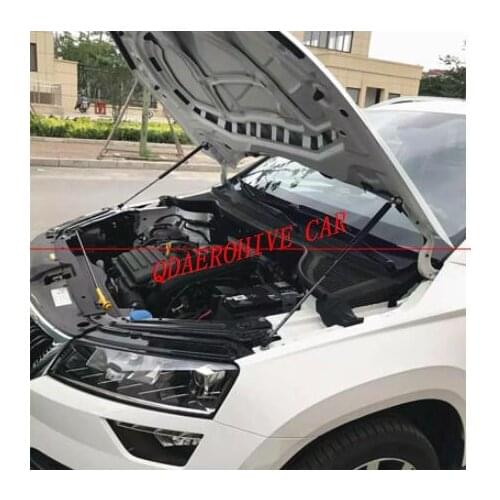 QDAEROHIVE car hood reuses gas spring support rod Slow Down Shock Gas Strut for FOR Skoda Karoq Europe Version 2017-2019
