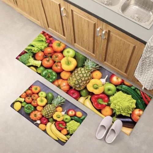 Modern Kitchen Mat Home Entrance Doormat Hallway Bedroom Living Room Decoration Floor Anti-Slip Long Rug Bathroom Balcony Carpet
