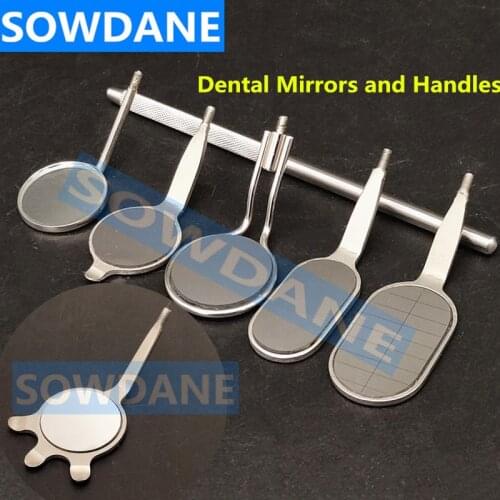 Dental Mouth Mirror Odontoscope Oral Care Teeth Clean Examination Hygiene Stainless Steel Glass Mirror Handle