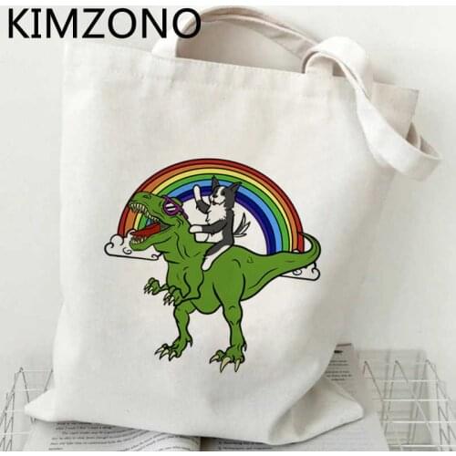 Border Collie shopping bag recycle bag shopper jute bag grocery handbag tote bag reciclaje tote sac cabas bolsa compra grab