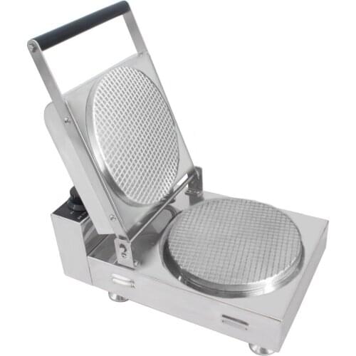 Hight quality stainless steel commercial use big size poffertjes grill pan machine Dutch pancake cake waffle maker