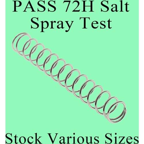 Factory customization wire diameter 0.3mm stainless steel long helical coil compression spring