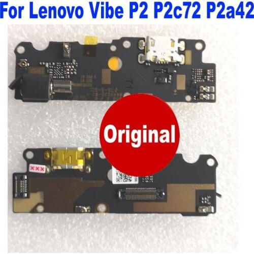 100% Original Full IC USB Charging Port Flex Cable Micro Dock Connector PCB Charge Board For Lenovo P2 P2C72 P2A42