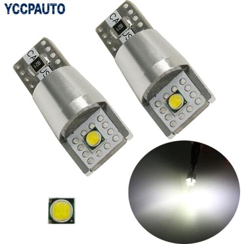 T10 W5W For Car Backup Reverse Dome License Plate lamp 168 194 Bulb High Power Cree LED Chips 6W Canbus NO Error White 2Pcs