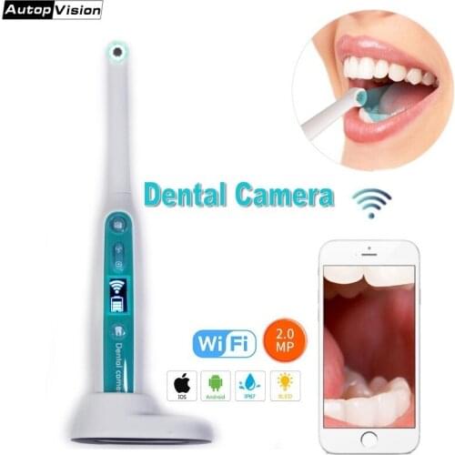 HD Video Wireless Wifi Teeth Inspection endoscope Oral Dental Endoscope 8 adjustable led lights Intraoral Camera For ios android
