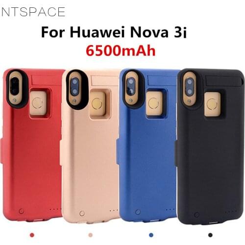 NTSPACE Backup Power Bank Cases for Huawei Nova 3i Battery Case 6500mAh Powerbank Cover for Huawei Nova 3i Battery Charging Case